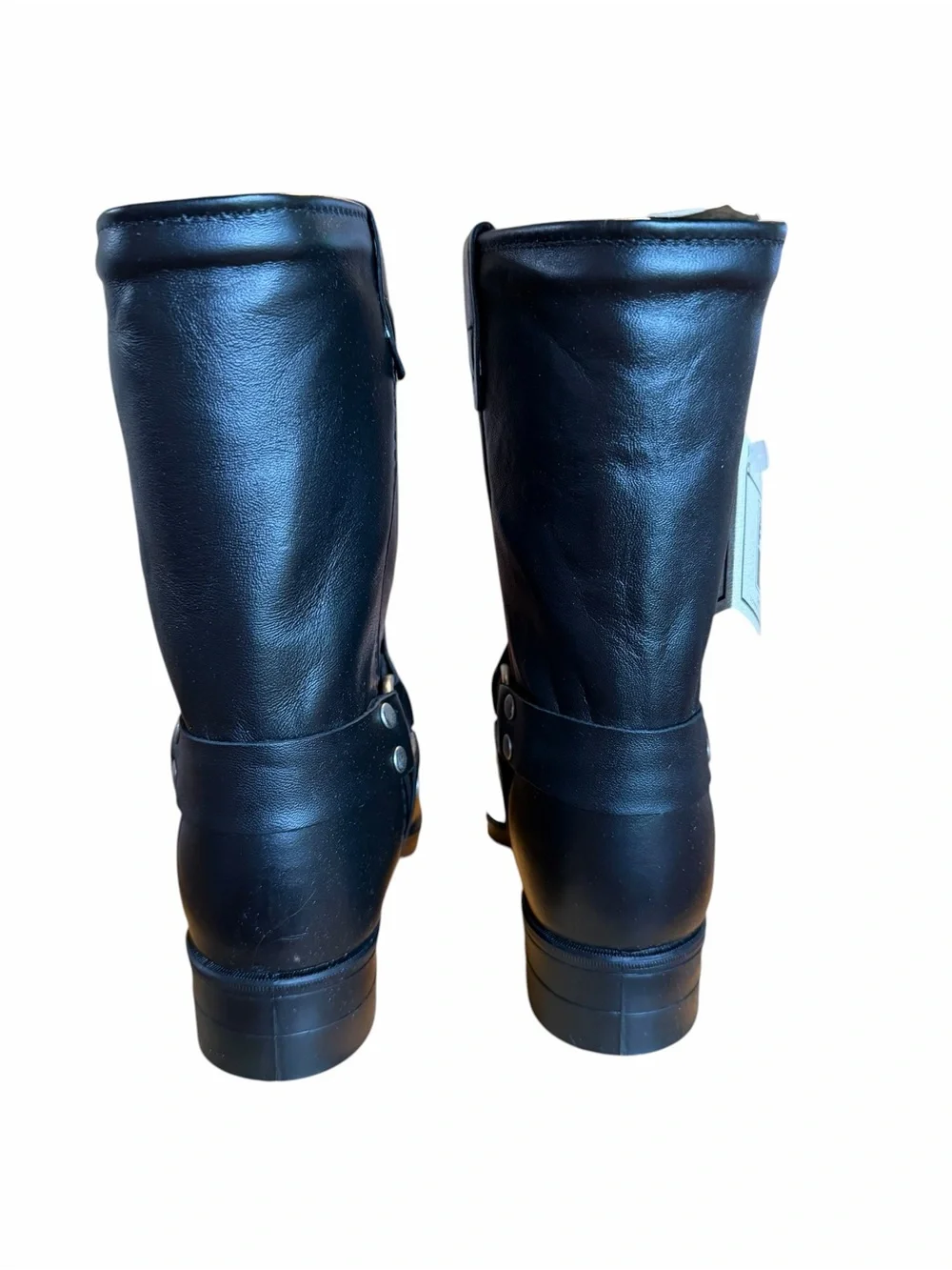 Frye NEW Youth Vintage Small Frye Pull On Harness Boots Black Size 2.5 #267086